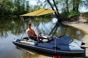Ideal PVC boat for fishing and hunting motor Smart Fisher 380